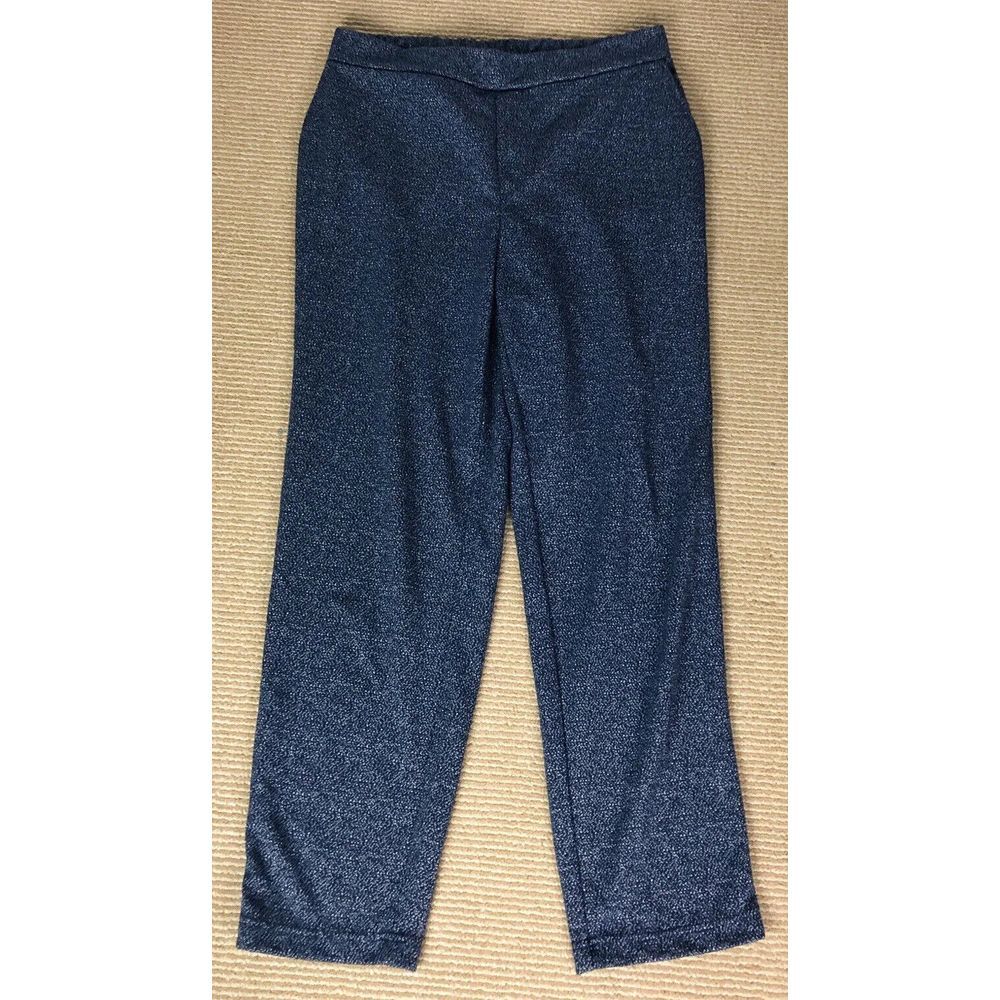 Hayden Pants Banana Republic Ankle Leg Blue Size 8 Elastic Waist